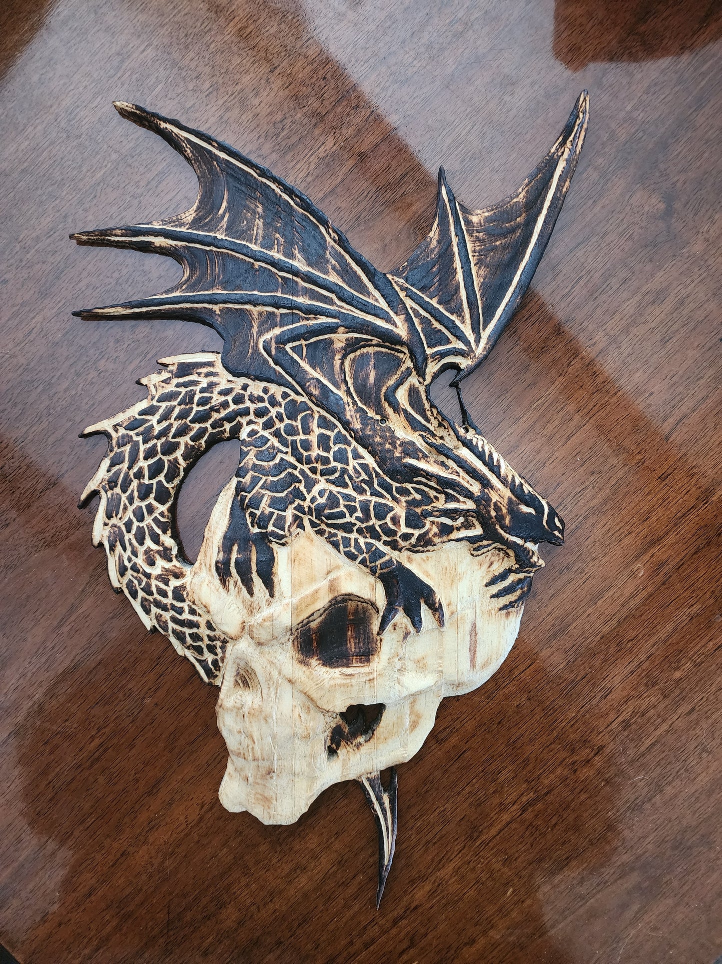 Dragon and Skull