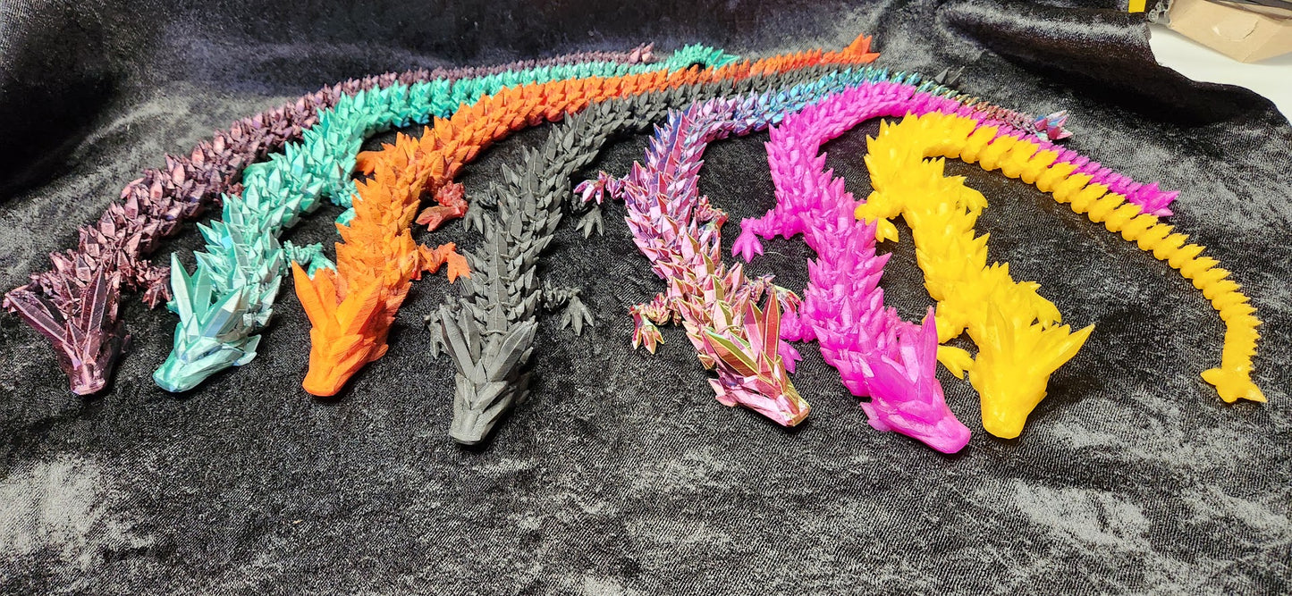 17inch Crystal Dragons