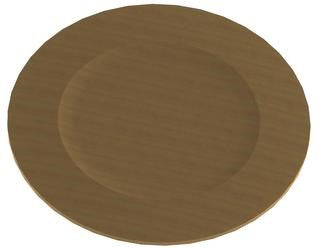 Round Wood Plates